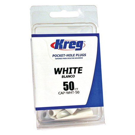 Kreg White Plastic Plugs 50ct