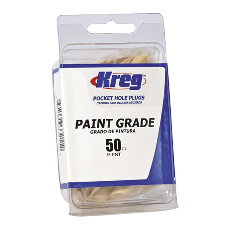 Kreg Paint Grade Wooden Plugs 50Pc (P-PNT-INT)