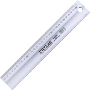 Tork Craft Aluminium Straight Edge Ruler Type B 300mmx50mmx5.0mm | ME02030