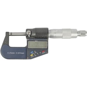 Tork Craft Digital Micrometer, 0-25mm | ME30025