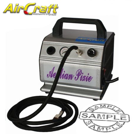 Airbrush Compressor 1/6 HP (124 W) Hose & Filter – Single Outlet | SG COMP09