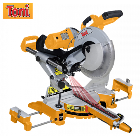 Toni Sliding Mitre Saw W/Laser Guide 305mm 1600W | TMS12DSL