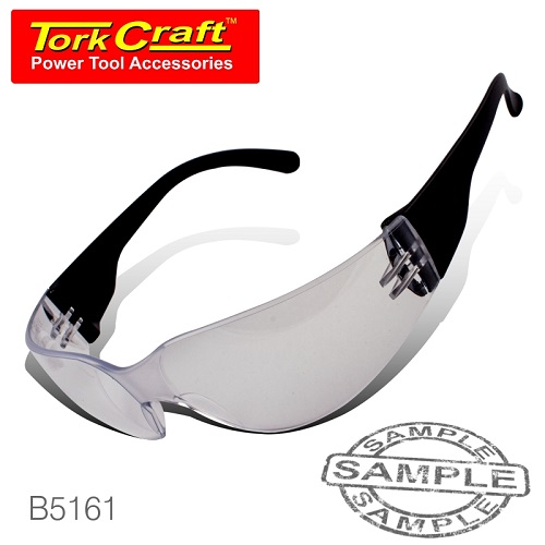 TorkCraft Clear Safety Eyewear Glasses in Poly Bag
