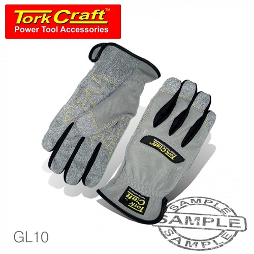 Mechanics Glove Small Synthetic Leather Palm Spandex Back