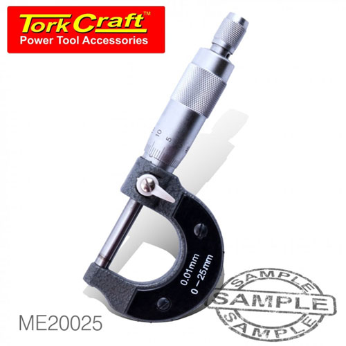 TorkCraft Manual Micrometer 0-25mm (ME20025)