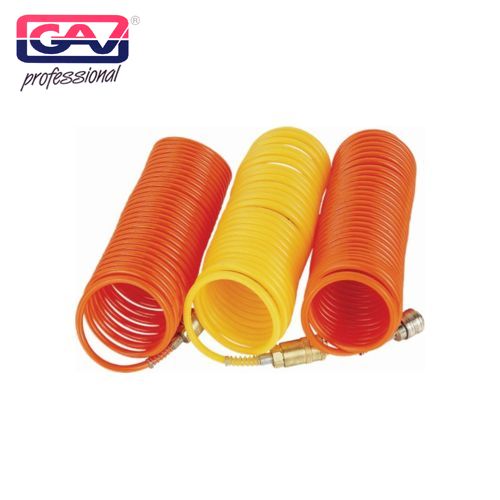 Spiral Polyp Hose 4M X 10mm With Quick Couplers