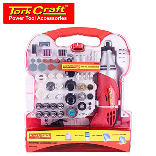 TorkCraft 172 Piece Mini Rotary Tool & Accessory Kit