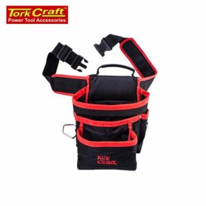 Tool Pouch With Belt 5 Pocket + Loops