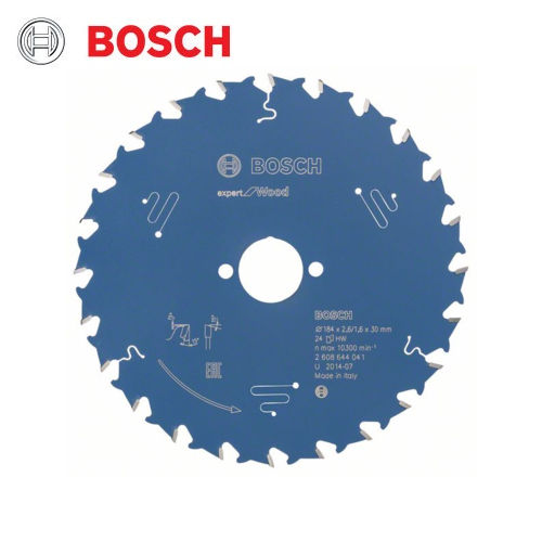 Bosch - C/Saw Blade Expert for Wood Ø184MM X K2.6MM X B30MM X 24T | 2608644041
