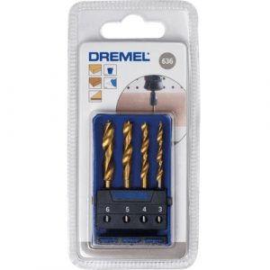 Dremel - 4Pc Wood Drill Bit Set (636) | 26150636JA