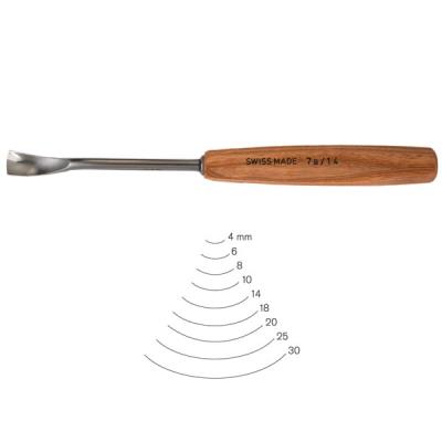 pfeil Swiss made #7 Sweep Spoon Gouge 20 mm, Full Size