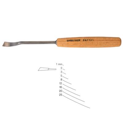 pfeil Swiss made - #12 Sweep V-Parting Tool 1 mm Palm Handled