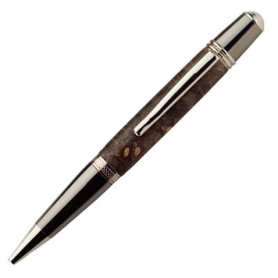 Wall Street II Pen Kit - Black Titanium with Platinum