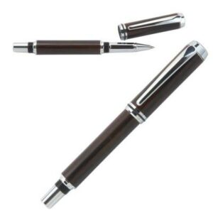 Navigator Screw Cap Rollerball Pen Kit - Chrome