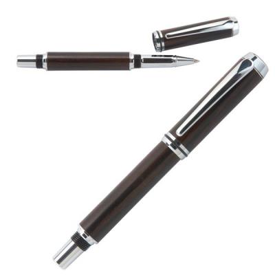 Navigator Screw Cap Rollerball Pen Kit - Chrome