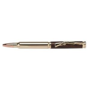 Cartridge Bullet Ballpoint Pen Kit - Woodcraft Gold