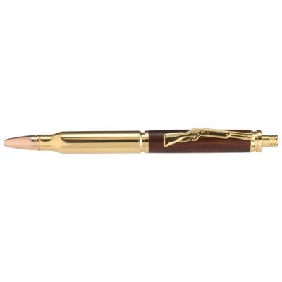 WoodRiver Cartridge Bullet Click Ballpoint Pen Kit - Woodcraft Gold ...