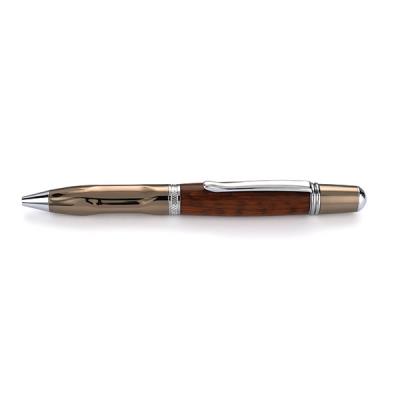 Wall Street II Grip Ballpoint Pen Kit Gunmetal & Chrome