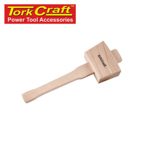 TorkCraft Wooden Mallet 250mm x 85mm 195-205G Eng. Beech Wood | TCWM001