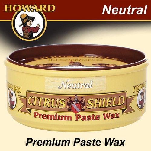Howard Neutral Citrus-Shield Premium Paste Wax 11 OZ
