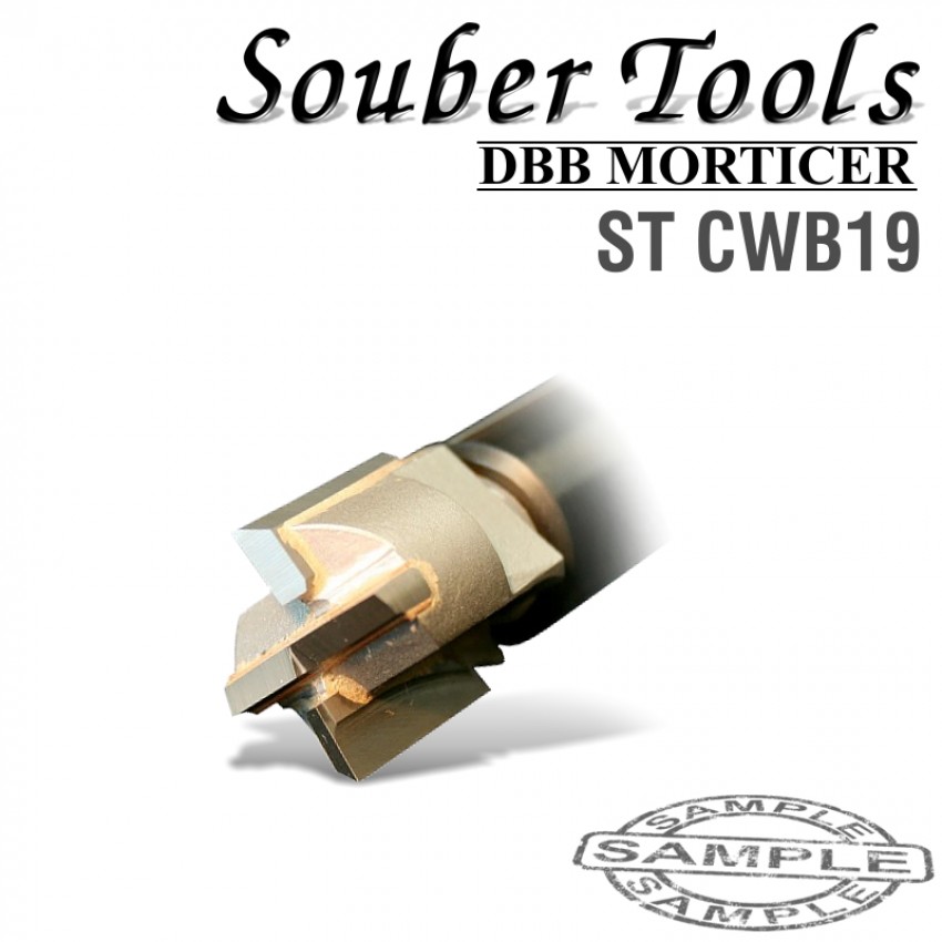 Souber Tools Carbide Tipped Cutter 19mm Lock Morticer For Wood Screw Type