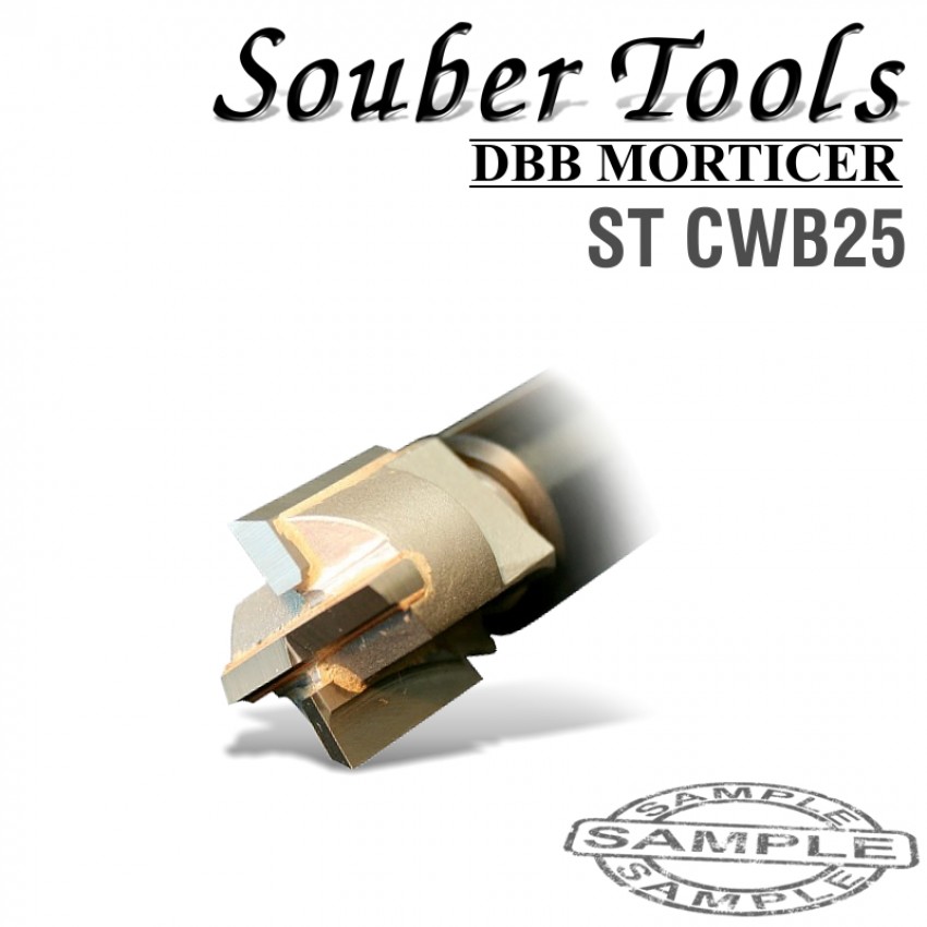 Souber Tools Carbide Tipped Cutter 25mm Lock Morticer For Wood Screw Type