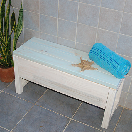 Bathroom Storage Bench Tools4Wood