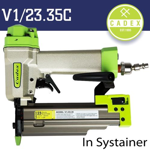 Cadex Air Nailer 23 Guage 12 35mm Pin T Brad Nail D Trigger C W Systainer Tools4Wood