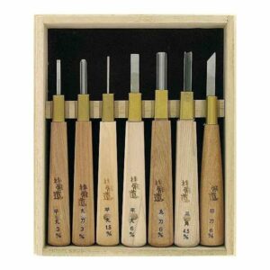 Set of 7 Wood Block Carving Tools