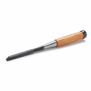 Oukyo 12mm Atsu-Nomi (Firmer Chisel with side bevel) with White Oak Handle