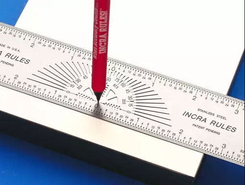 Incra 300mm Stainless Steel Precision Centering Rule