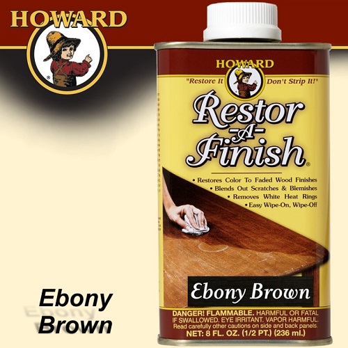 Howard Restor-A-Finish Ebony Brown 8 FL.OZ