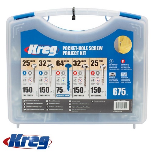 Kreg Pocket-Hole Screw Kit | KR SK03-INT