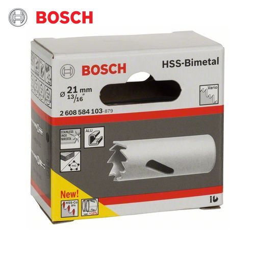 Bosch  Hss Bi-Metal Holesaw For Standard Adapters 21 mm, 13/16"