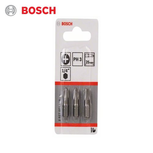 Bosch  Screwdriver Bit Extra Hard PH 3, 25 mm