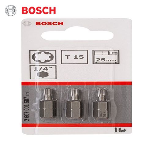 Bosch  Screwdriver Bit Extra Hard T15, 25 mm