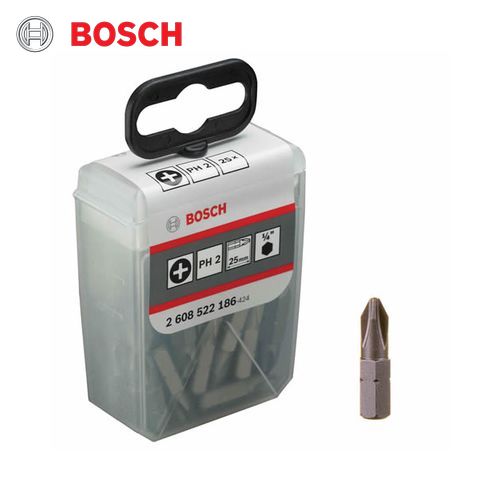 Bosch  Screwdriver Bit Extra Hard PH 2, 25 mm