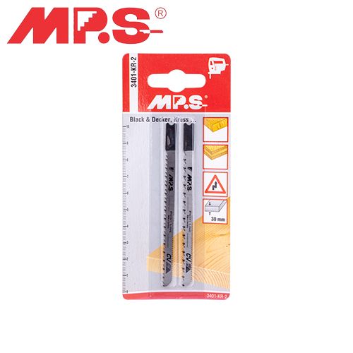 MPS Jigsaw Blade 100mm Cross Ground Tapered