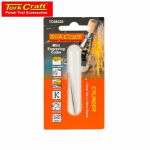 TorkCraft Mini Engraving Cutter 1.2mm Cyl 2.4mm Shank (TC08325)