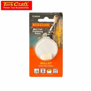 TorkCraft Mini Felt Polishing Point 9.5mm X 20mm Bullet (TC08348)