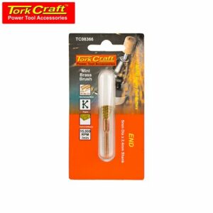 TorkCraft Mini Brass Brush 3.2mm End 3.2mm Shank (TC08366)