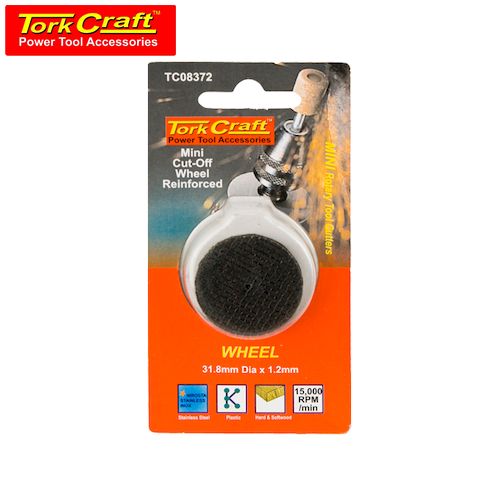 TorkCraft Mini Cut-Off Wheel Reinforced 31.8mm X 1.6mm (TC08372)