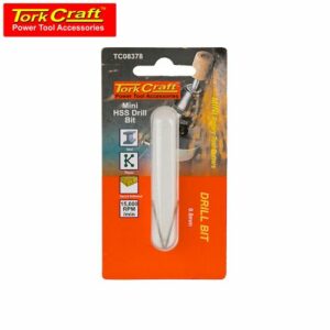 TorkCraft Mini Hss Drill Bit 0.8mm 2Pc (TC08378)