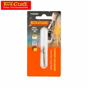 TorkCraft Mini Router Bit 9.5mm Corner Rounding 3.2mm Shank (TC08382)