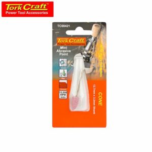 TorkCraft Mini Abrasive Point 12.7mm Cone 3.2mm Shank (TC08421)