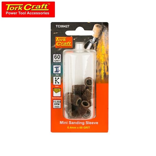 TorkCraft Mini Sanding Sleeve 6.4mm 60G (TC08427)