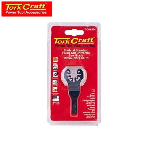 TorkCraft Quick Change Flush Cut Metal Saw Blade 10mm (3/8") 18Tpi