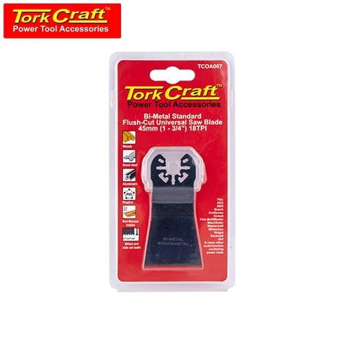 TorkCraft Quick Change Flush Cut Universal Saw Blade 45mm (1-3/4