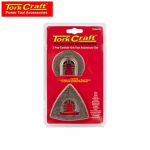 TorkCraft 2Pc Quick Change Oscilating Carbide Grit Accessory Kit