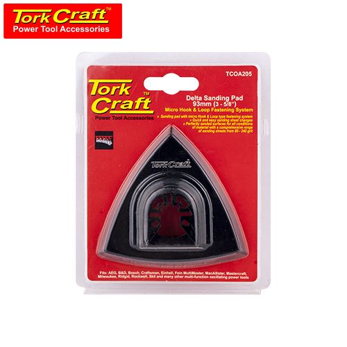 TorkCraft Quick Change Base & Arbor 93mm Delta Micro-Velcro Pad